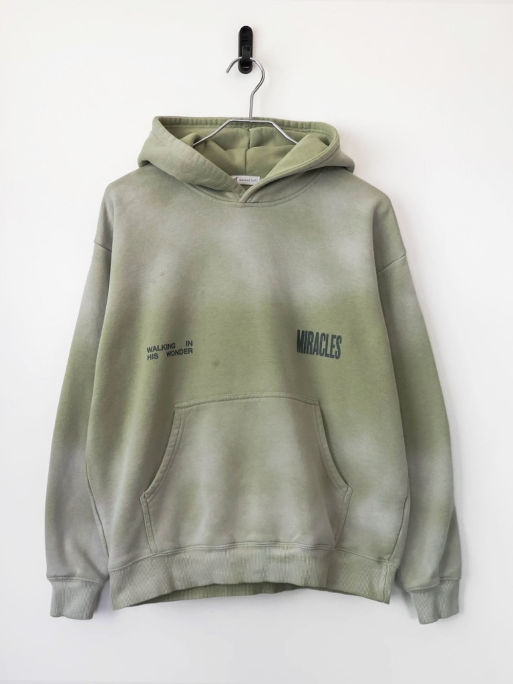 Rare Elevated Faith Miracles Sun Faded Oversized Boxy Cut Sweatshirt